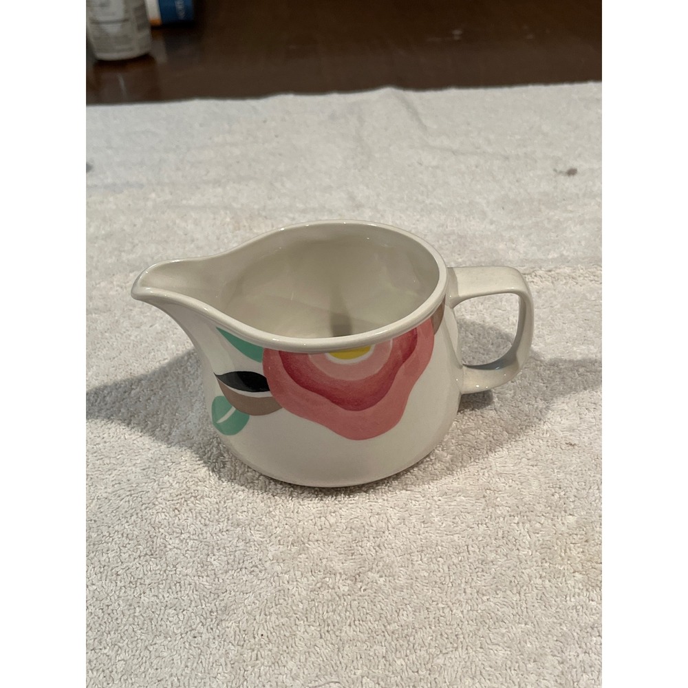Adams Micratex Florida Gravy Boat Pink Floral Ceramic Made in England